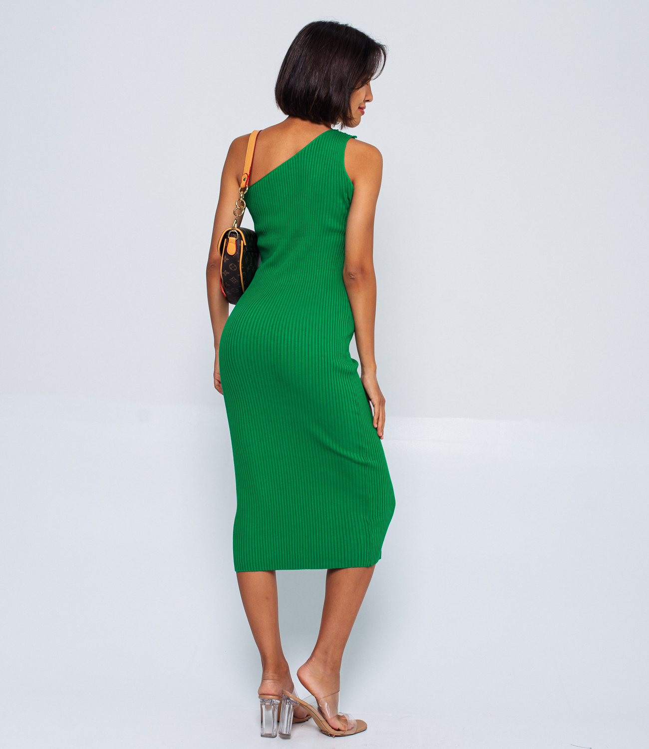 Платье #КТ22101, зелёный - фото 4