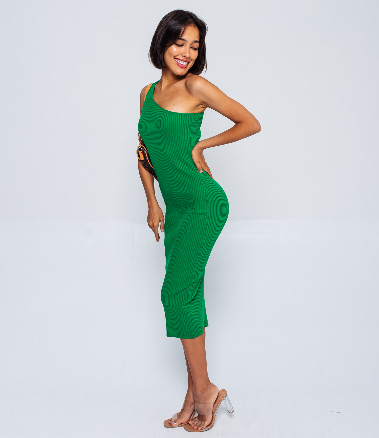Платье #КТ22101, зелёный - фото 5
