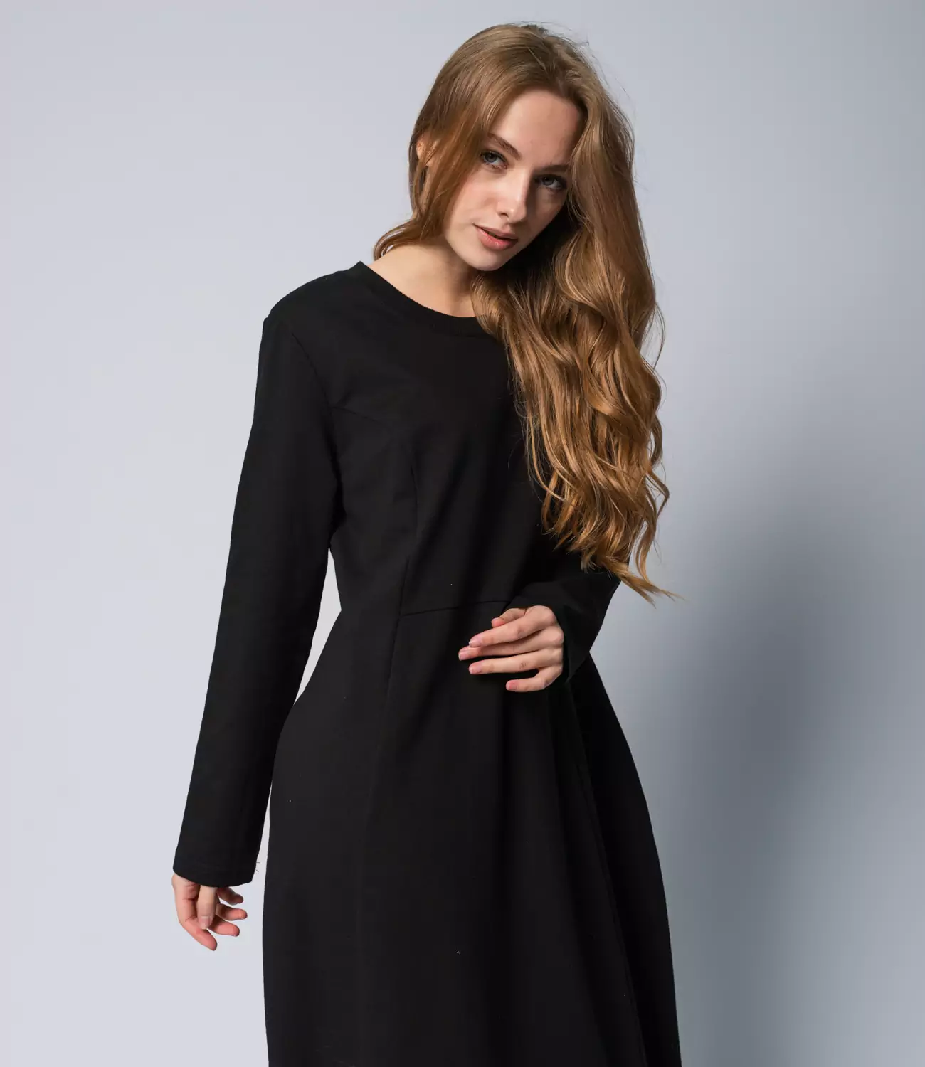 Платье #2А2112, черный - фото 4