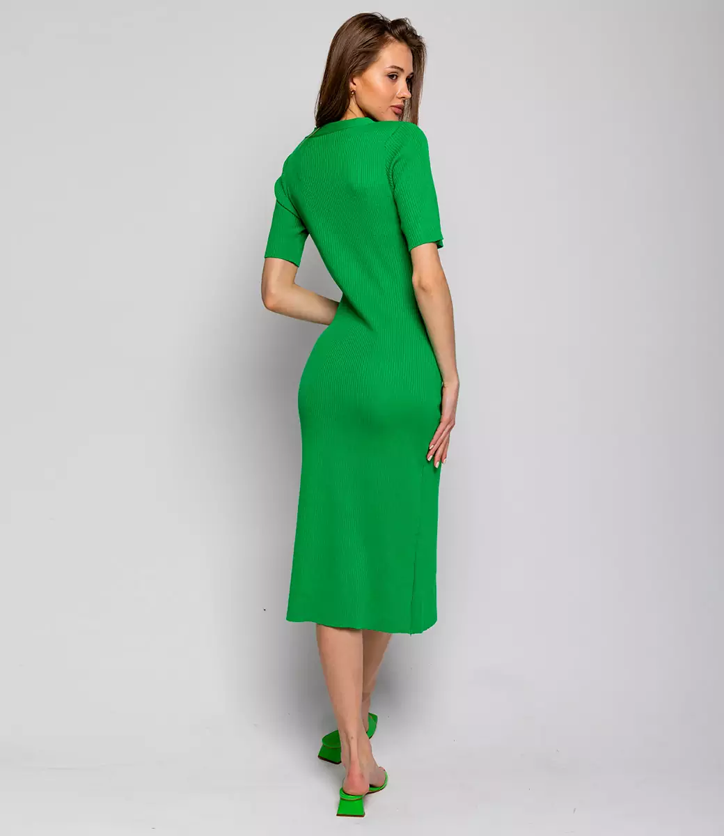 Платье #КТ83019, зеленый - фото 4