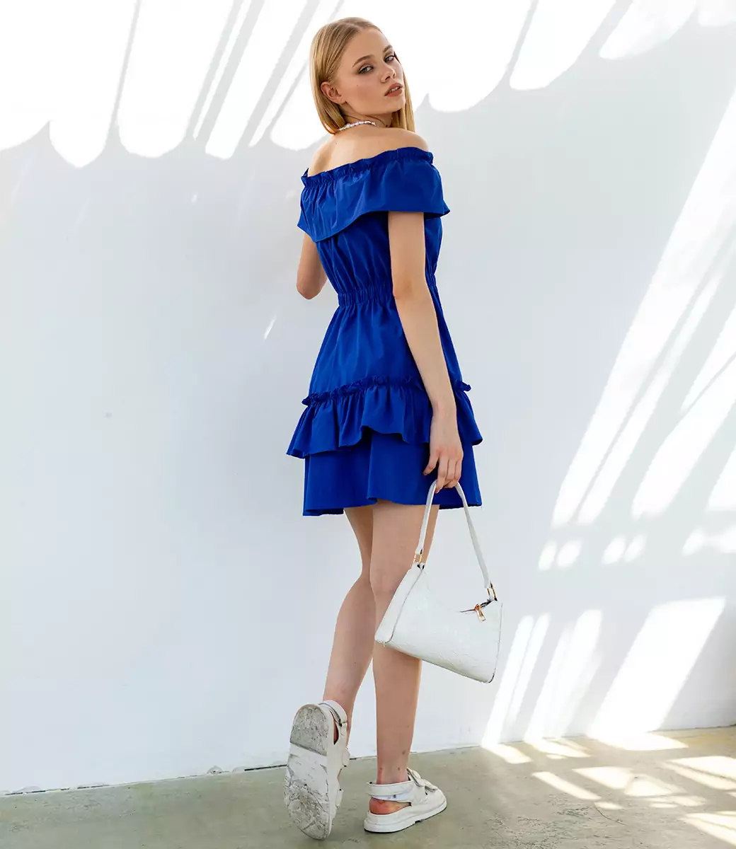 Платье #КТ6063 (1), синий - фото 5