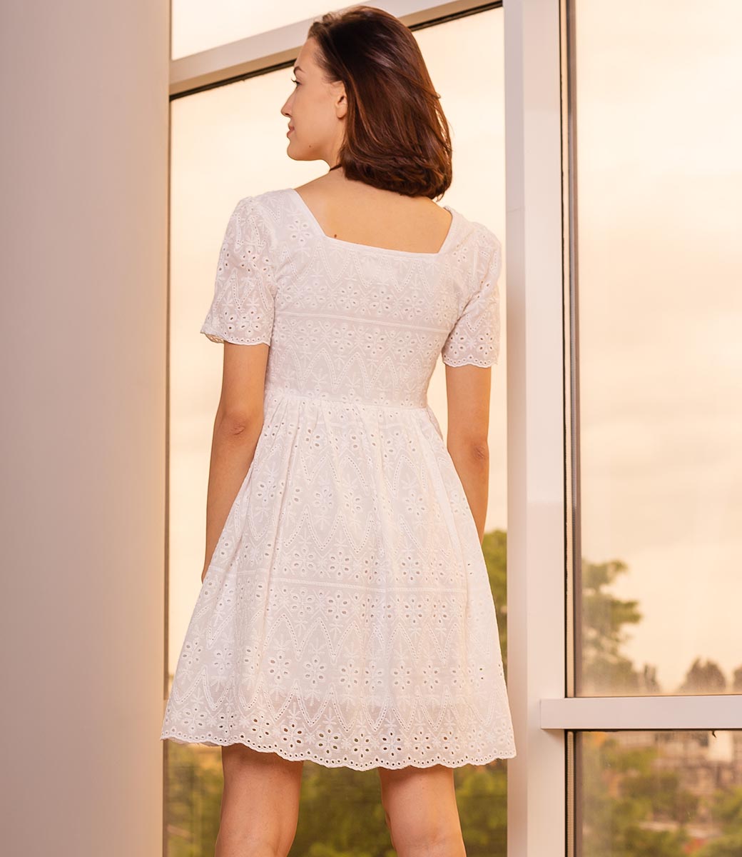 Платье #КТ7756, белый - фото 3