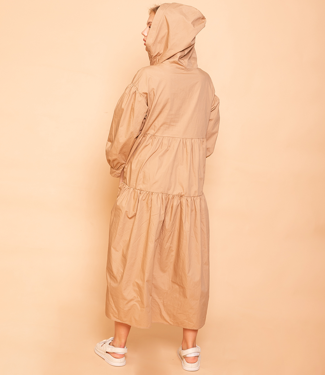 Платье #КТ46, бежевый - фото 3