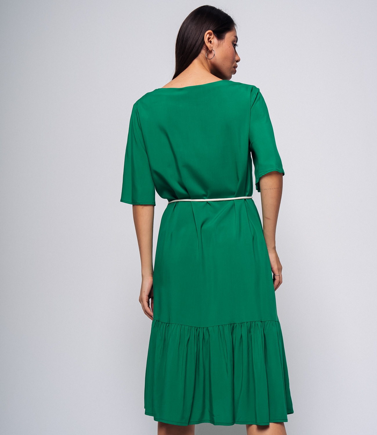 Платье #КТ69012, зелёный - фото 4