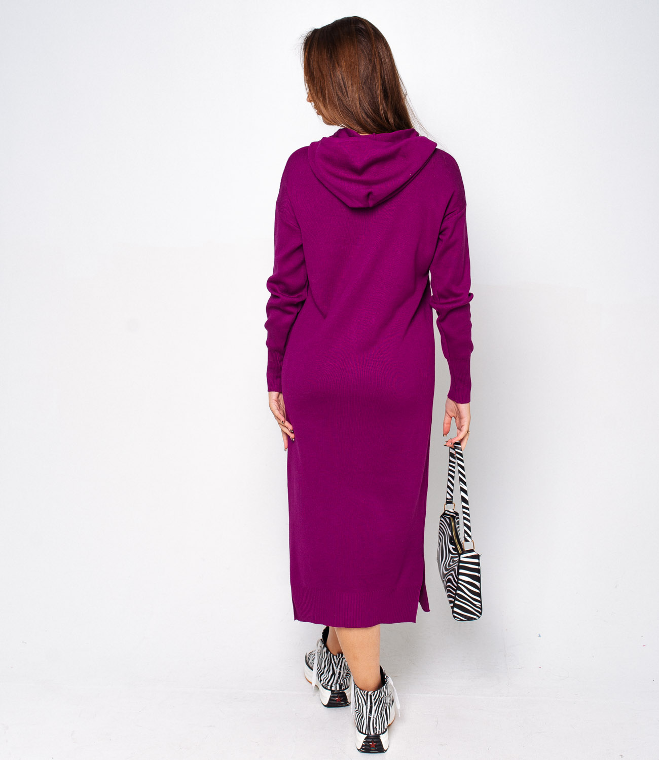 Платье #КТ21111, фиолетовый - фото 3