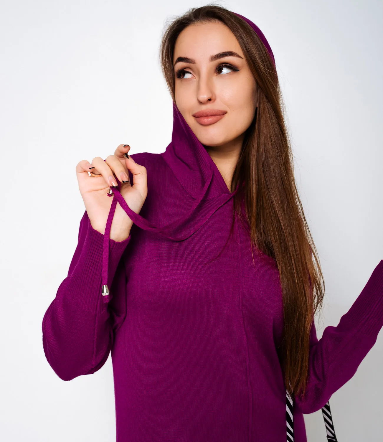 Платье #КТ21111, фиолетовый - фото 5