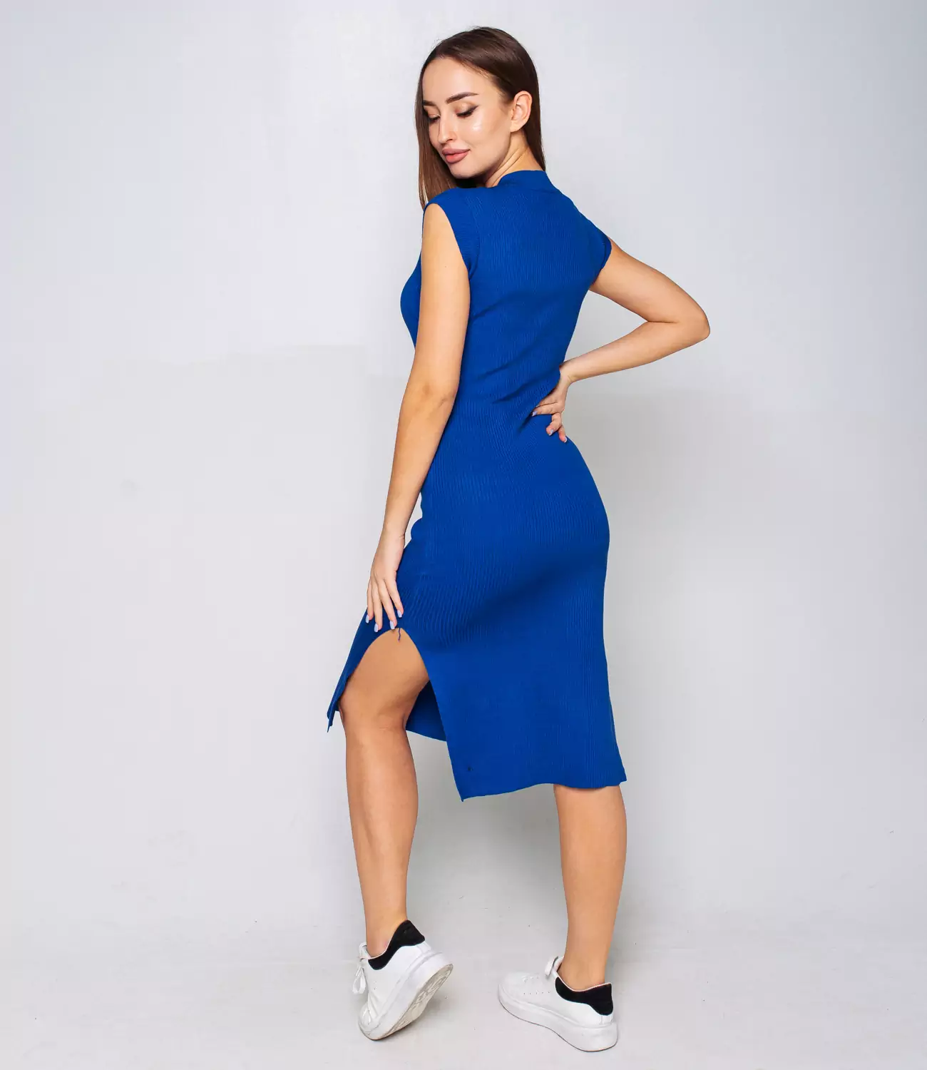 Платье #КТ83008, синий - фото 4