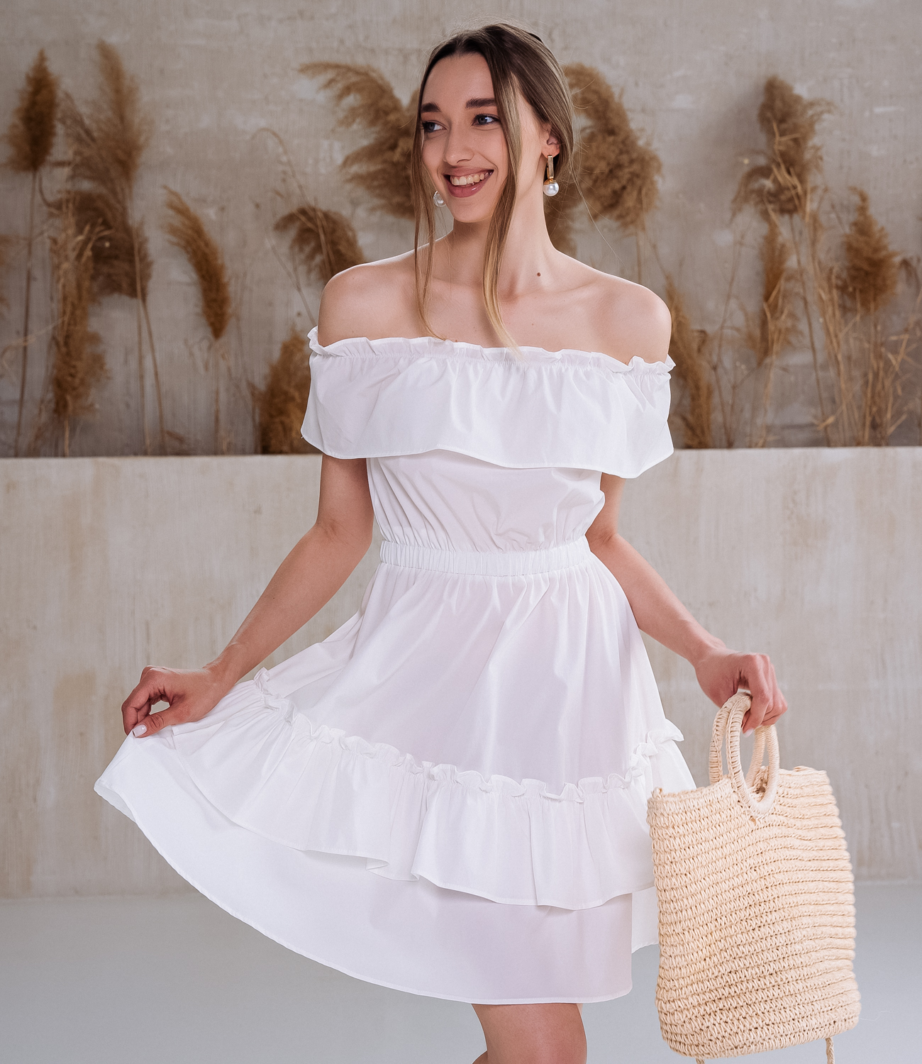 Платье #КТ6063 (1), белый - фото 1