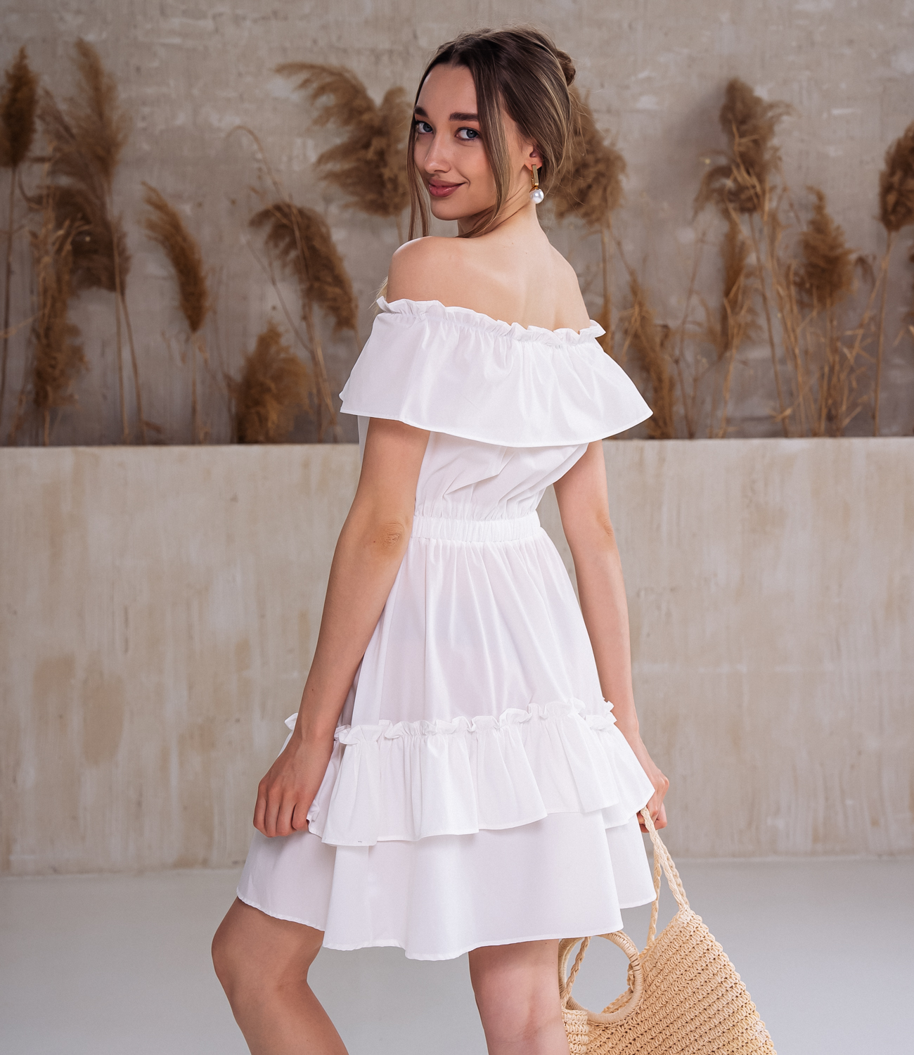 Платье #КТ6063 (1), белый - фото 3