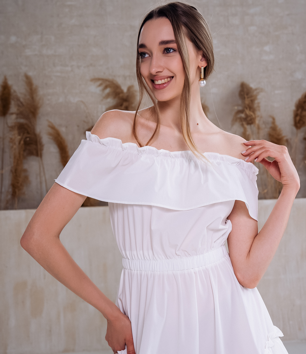 Платье #КТ6063 (1), белый - фото 5