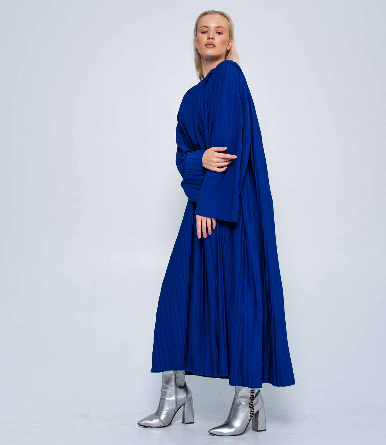 Платье #БШ1617, синий - фото 4