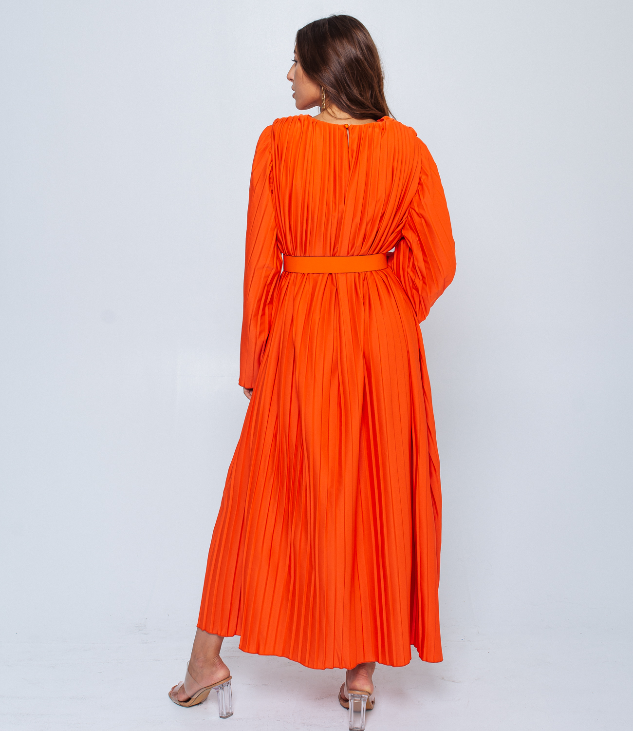 Платье #БШ1617, оранжевый - фото 5