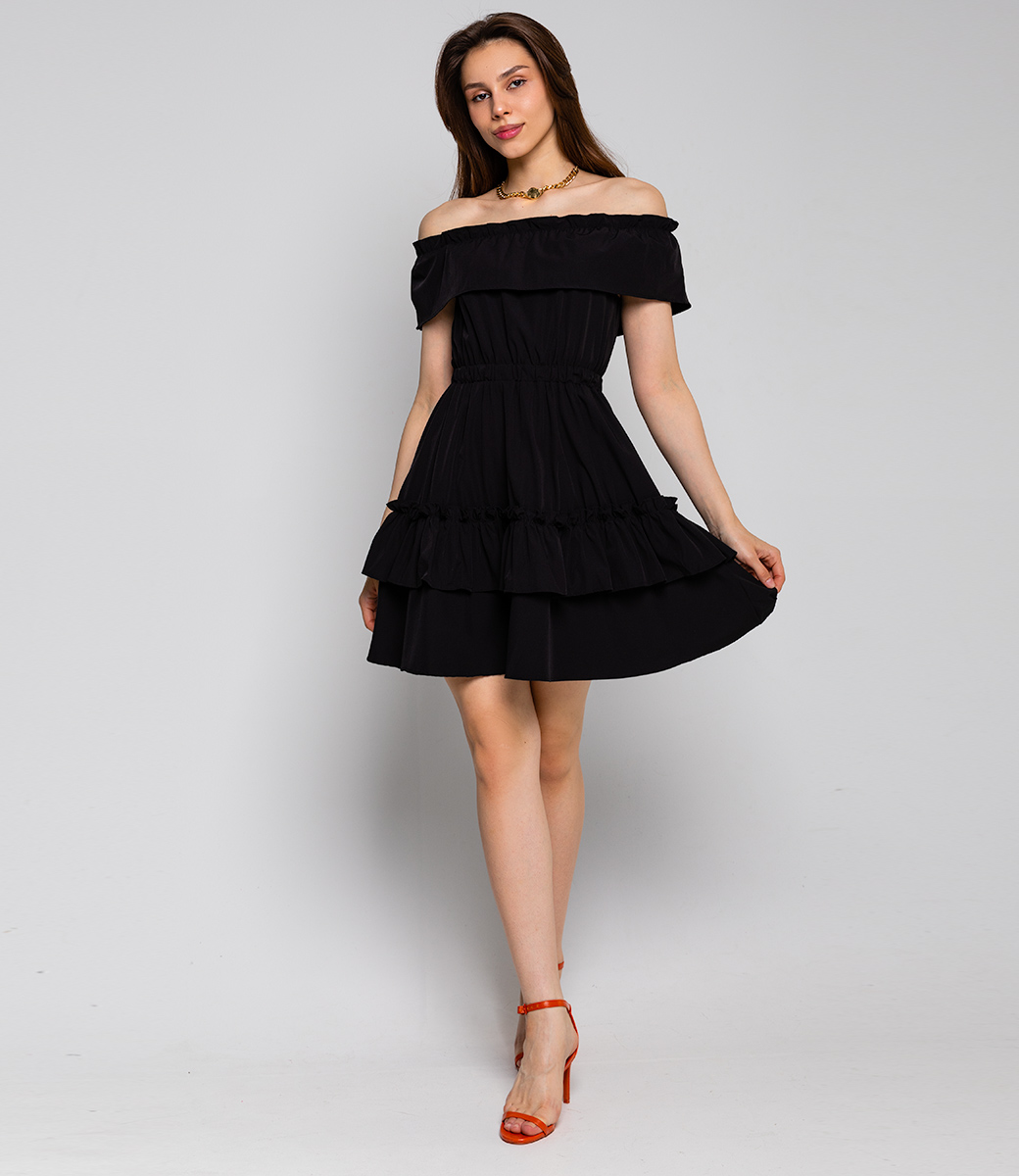 Платье #КТ6063 (1), чёрный - фото 2