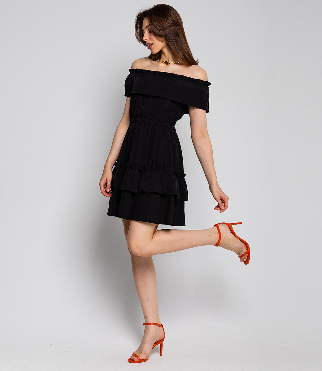 Платье #КТ6063 (1), чёрный - фото 3