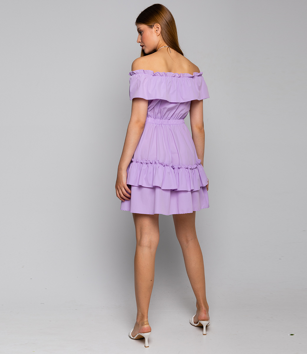 Платье #КТ6063 (1), лавандовый - фото 4