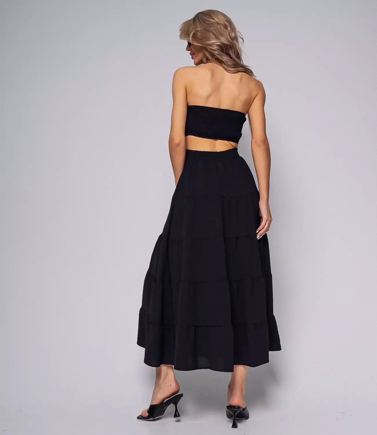 Платье #КТ5508, чёрный - фото 4