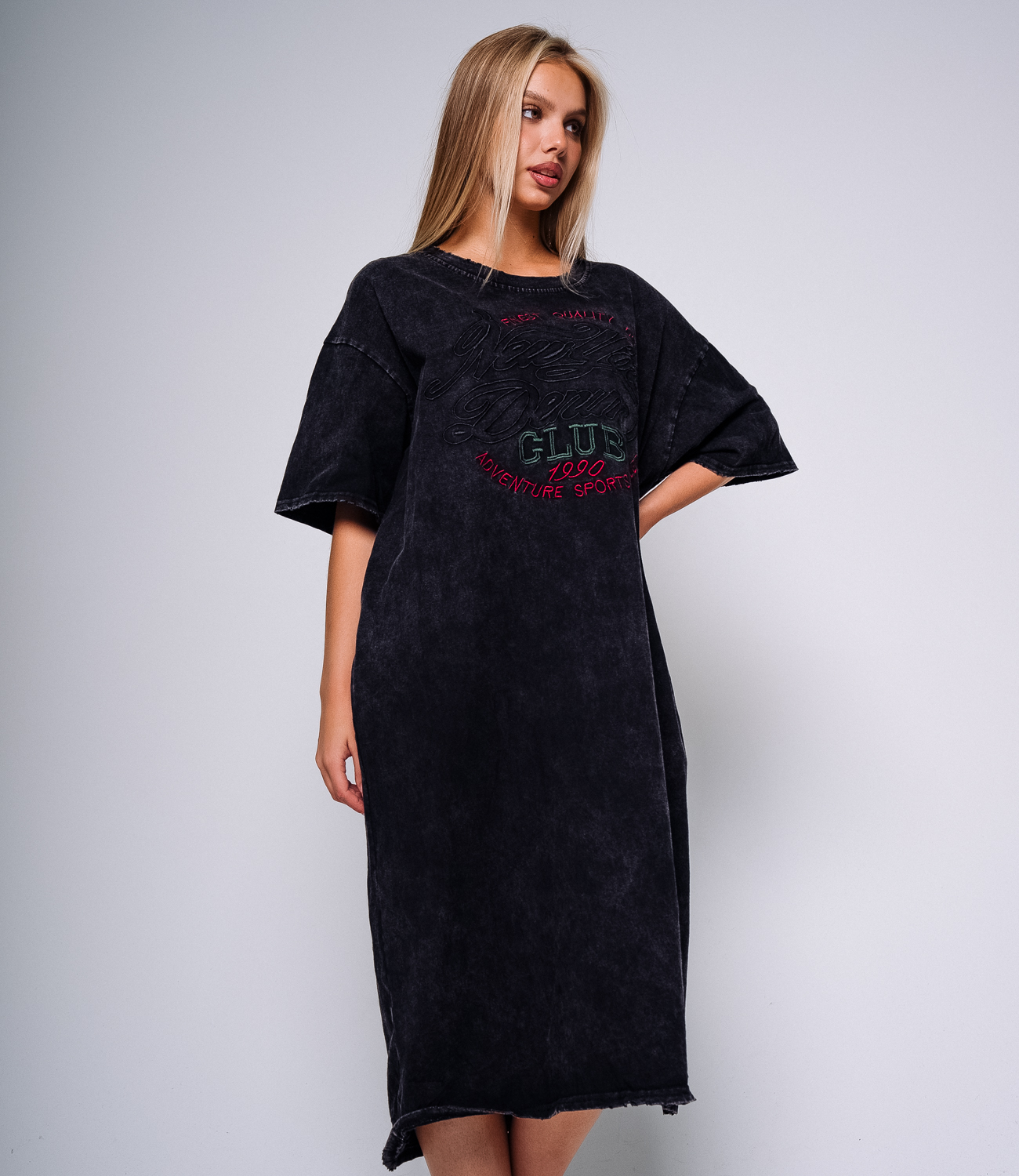 Платье #КТ1002-1, чёрный - фото 2