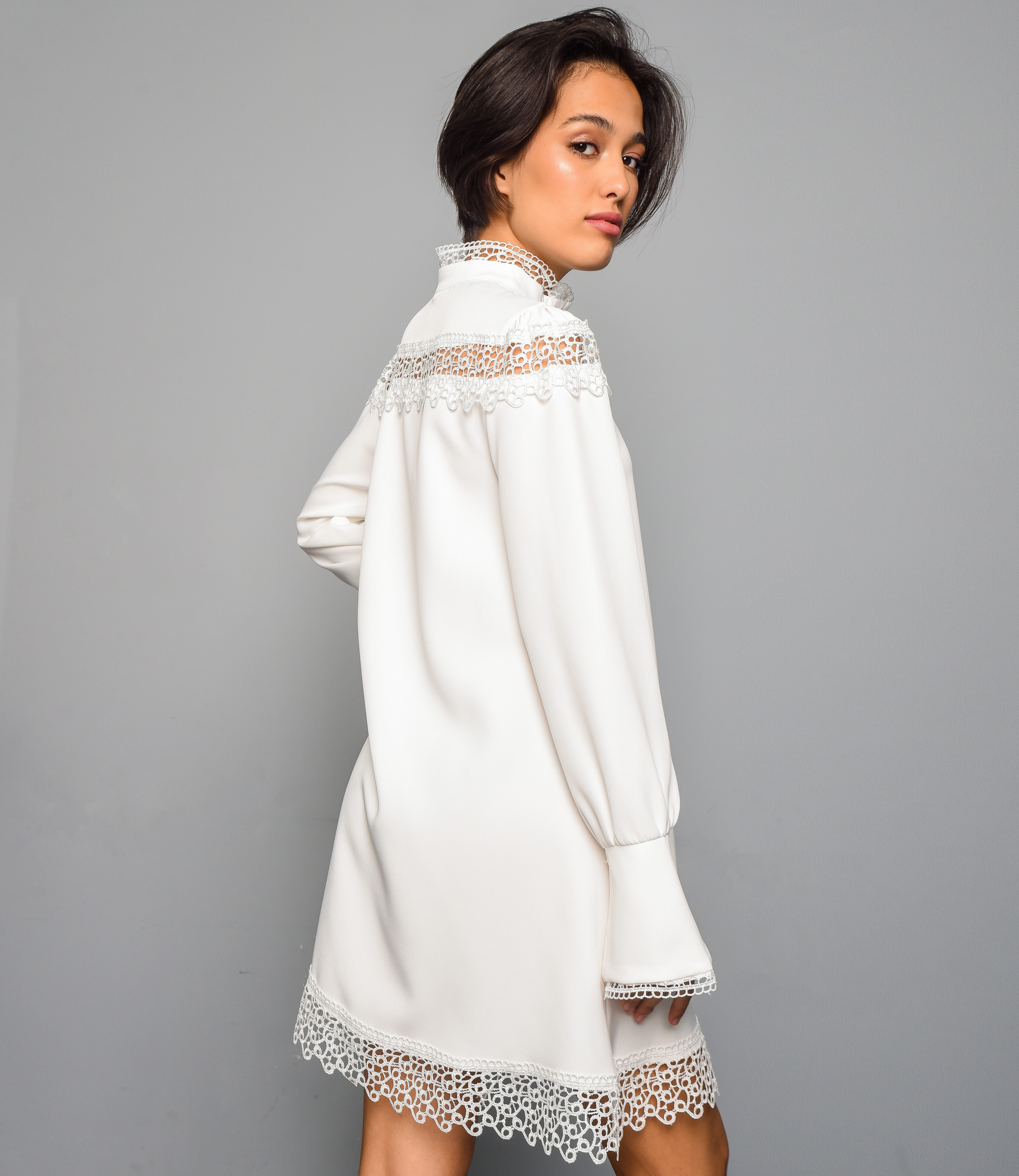 Платье #МСК11301, белый - фото 2