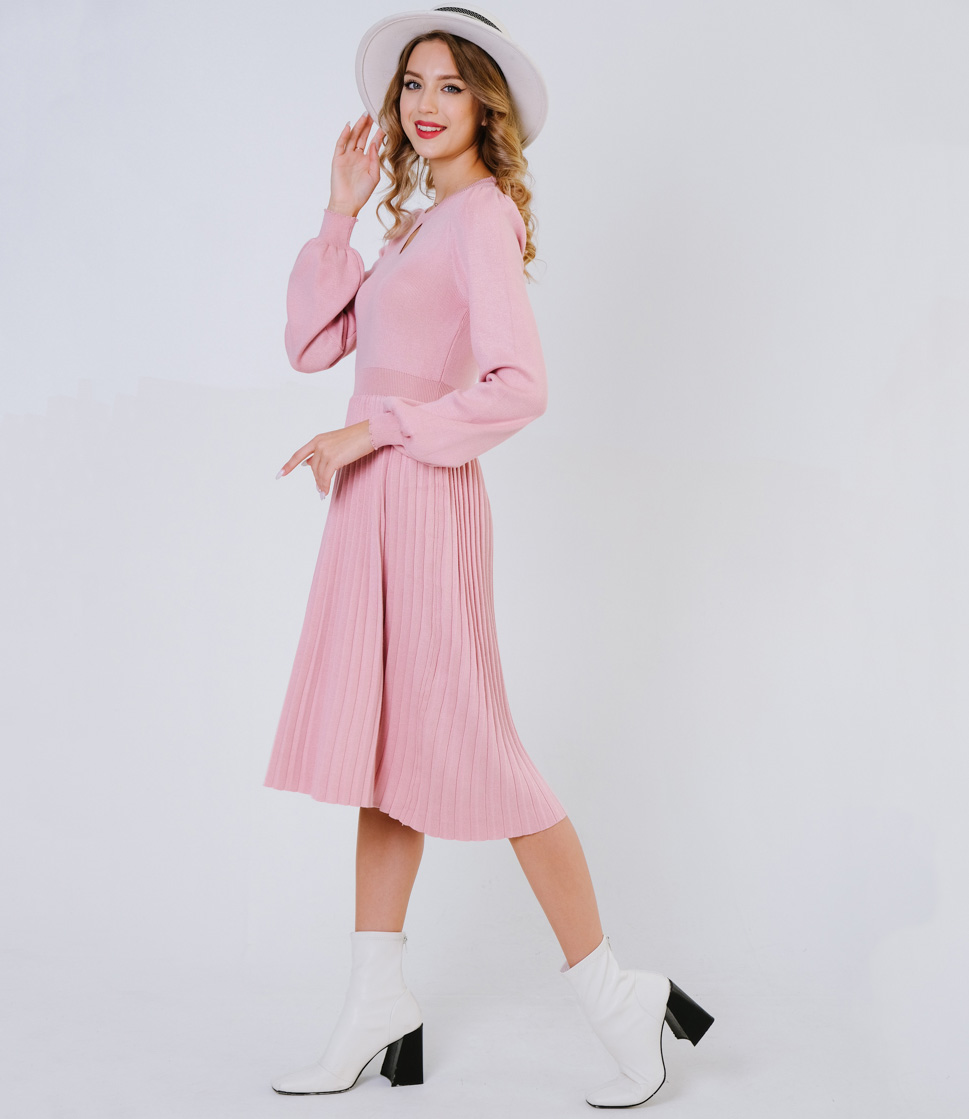 Платье #КТ7638, розовый - фото 5