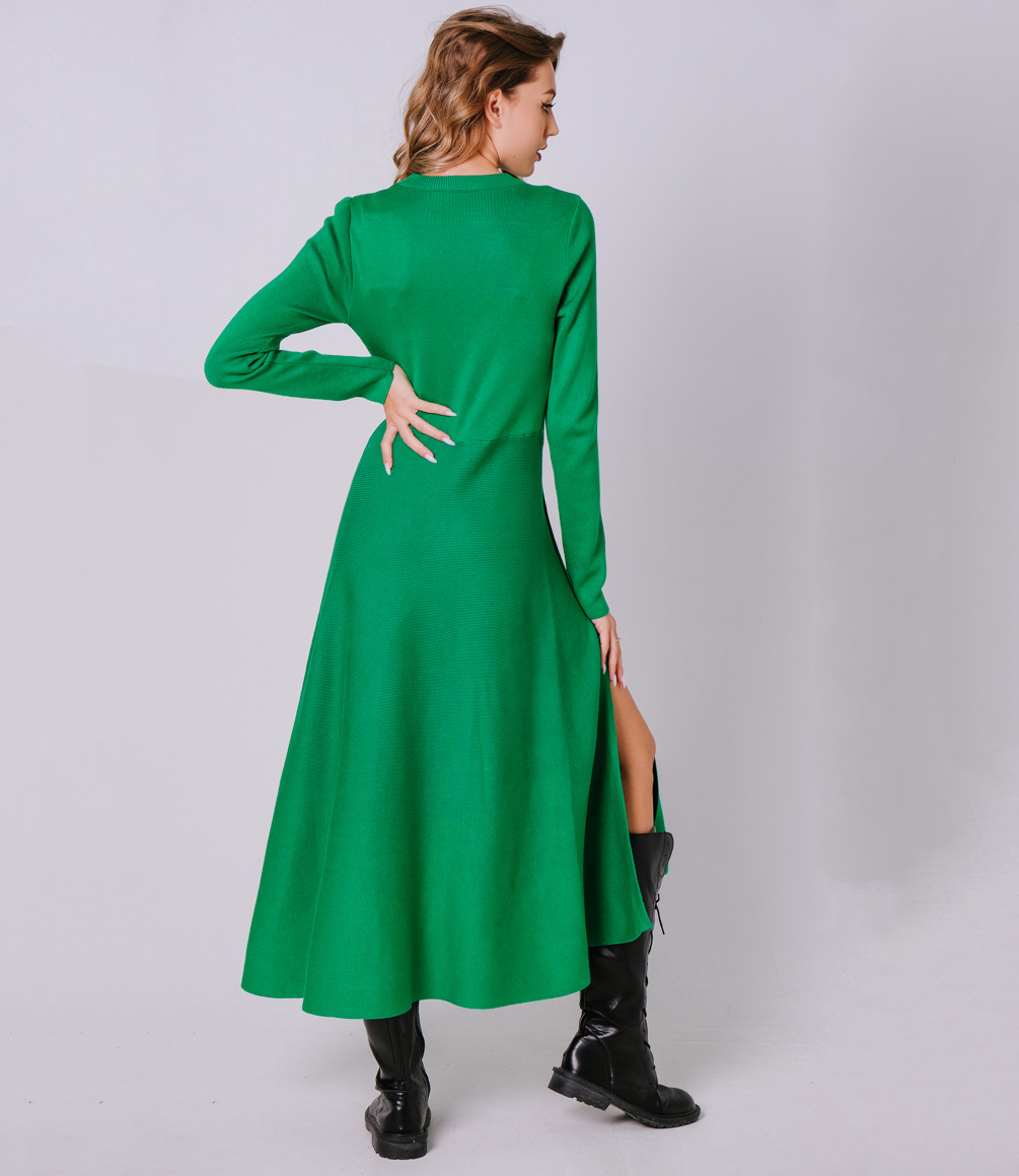 Платье #КТ7486, зелёный - фото 2
