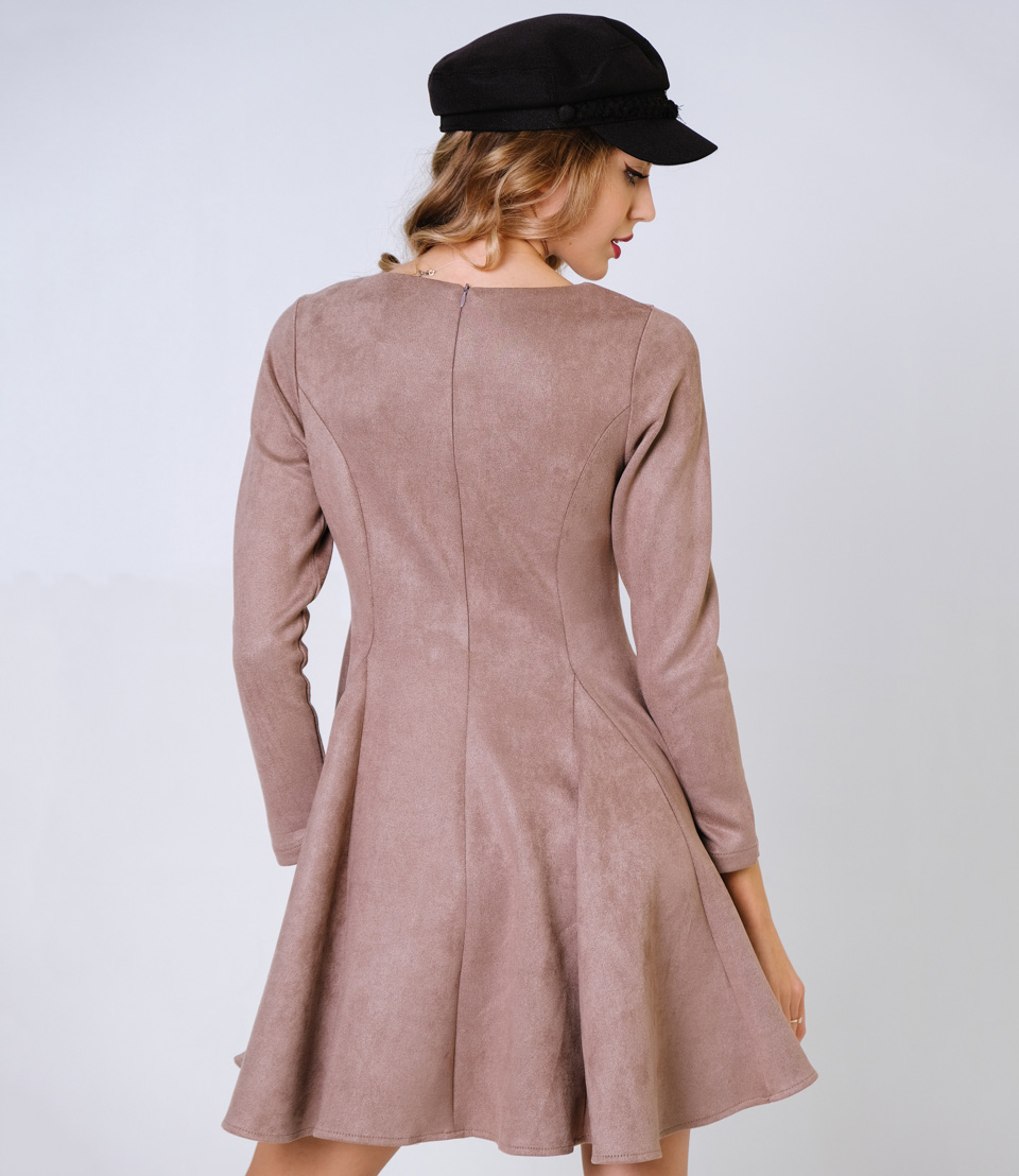 Платье #БШ1671, коричневый - фото 4
