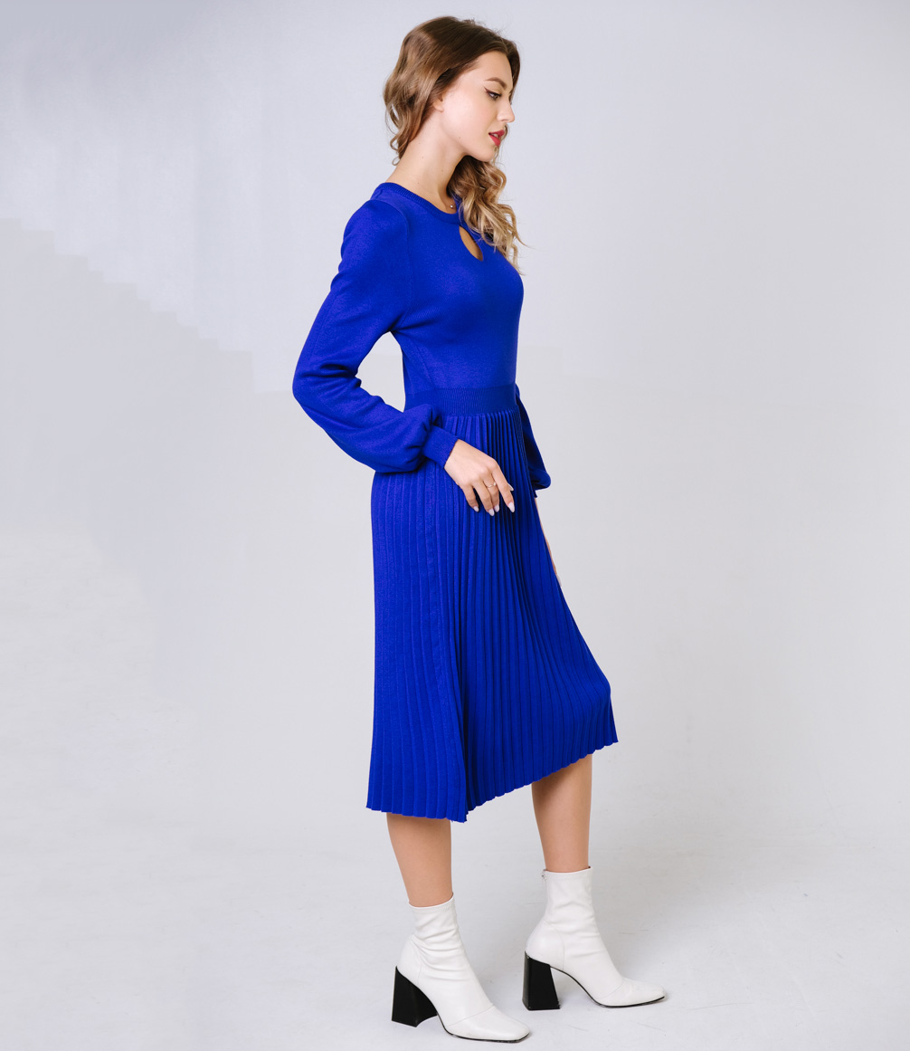 Платье #КТ7638, синий - фото 3