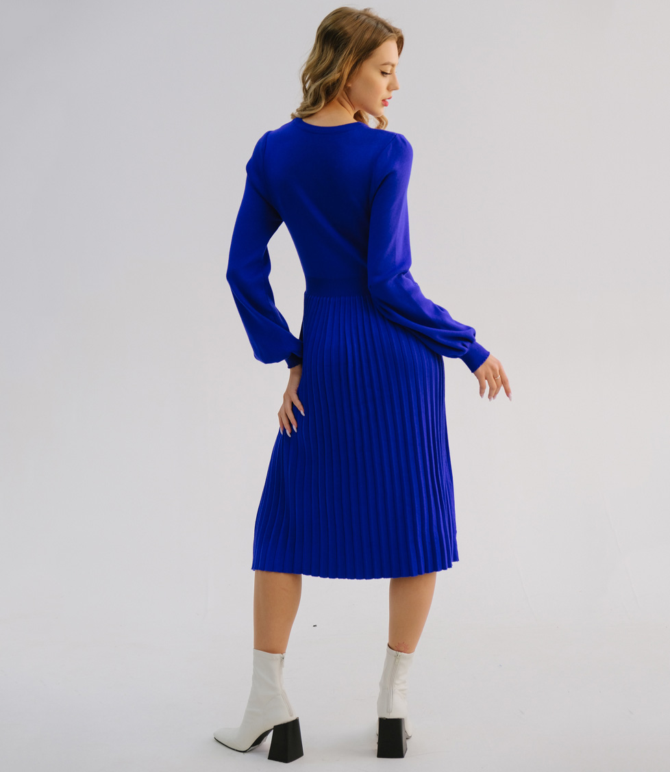 Платье #КТ7638, синий - фото 4