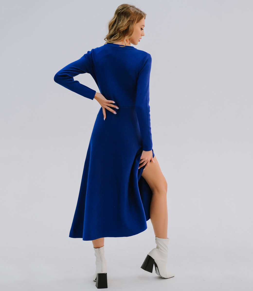 Платье #КТ7486, синий - фото 3
