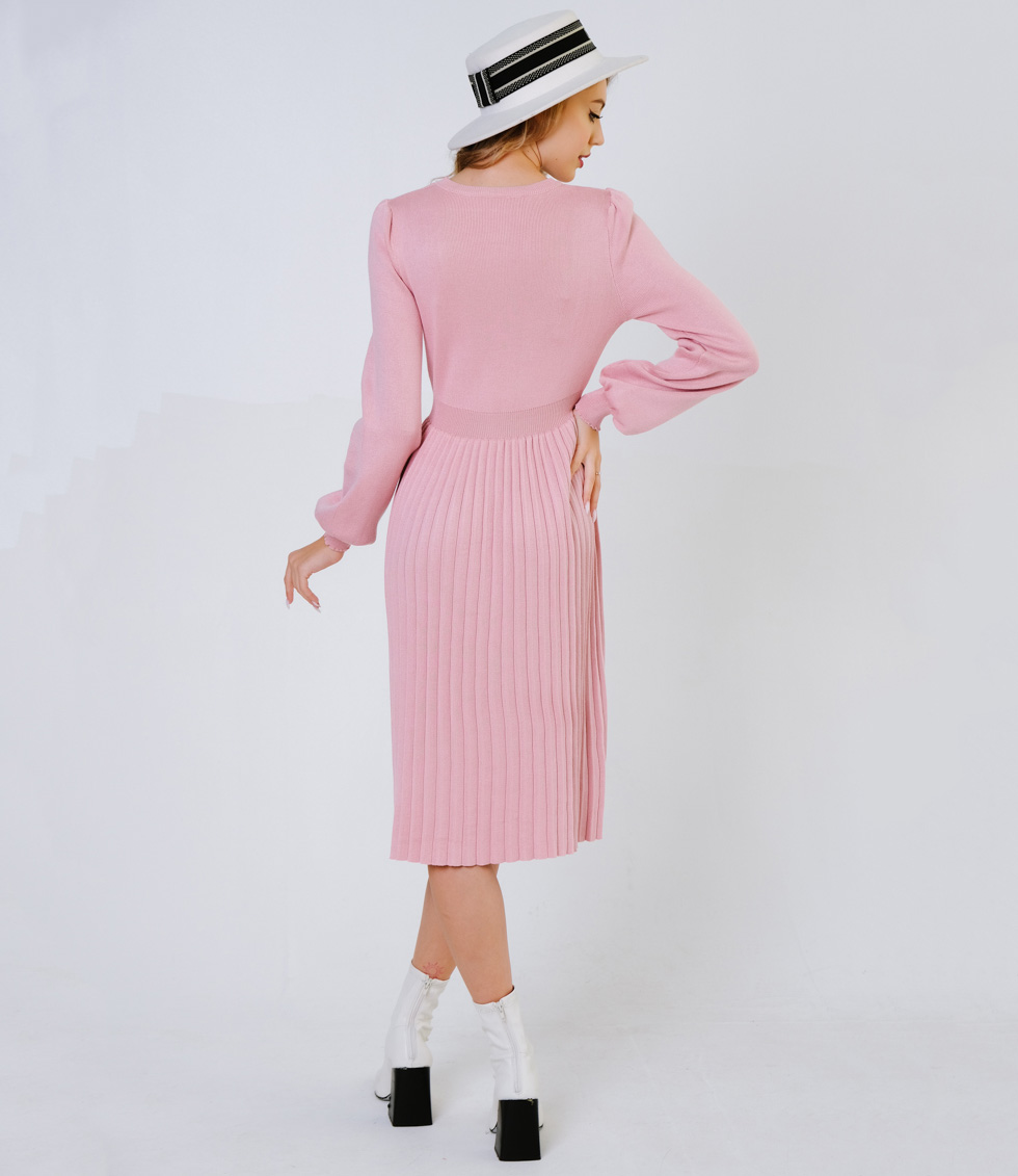 Платье #КТ7638, розовый - фото 3