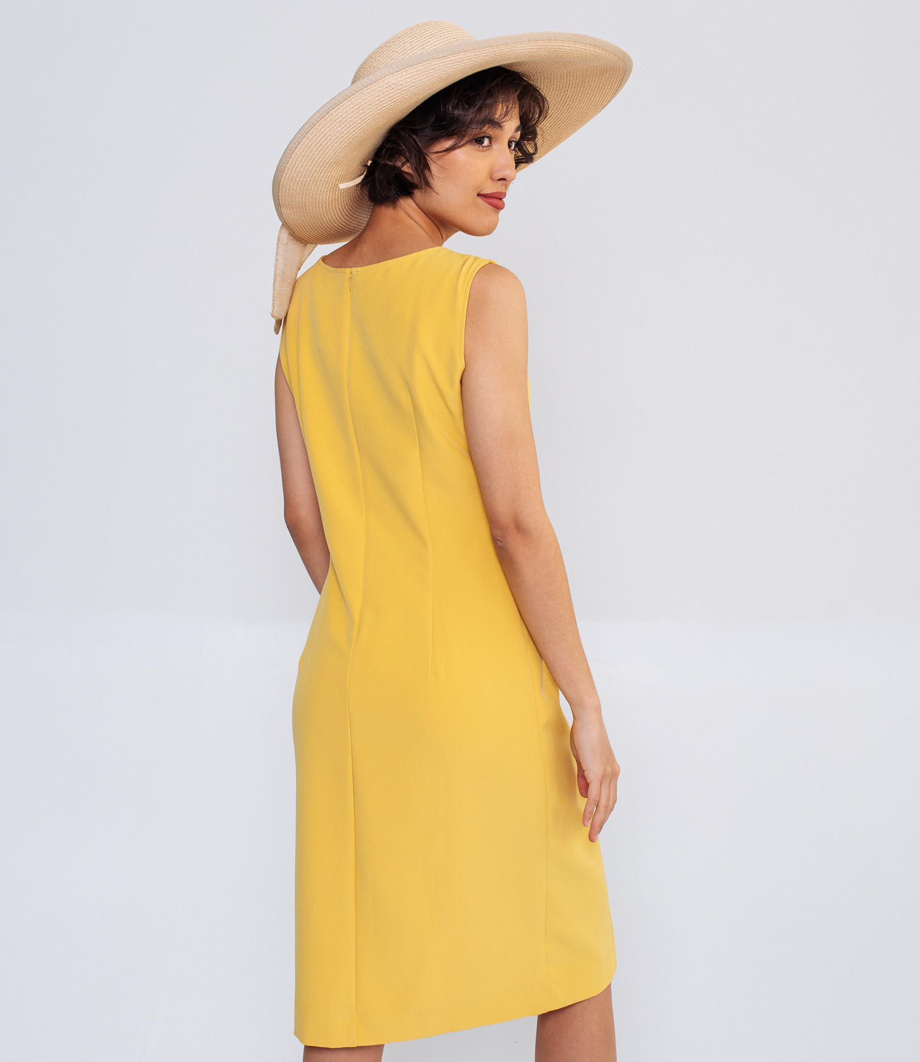 Платье #20613, желтый - фото 4