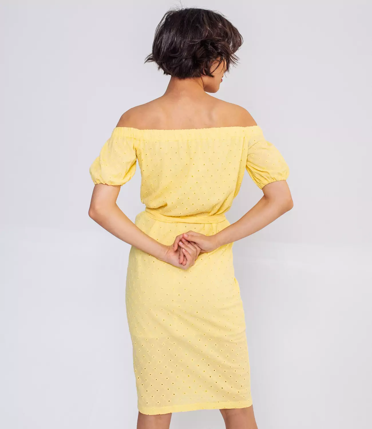 Платье #БШ1125, желтый - фото 4
