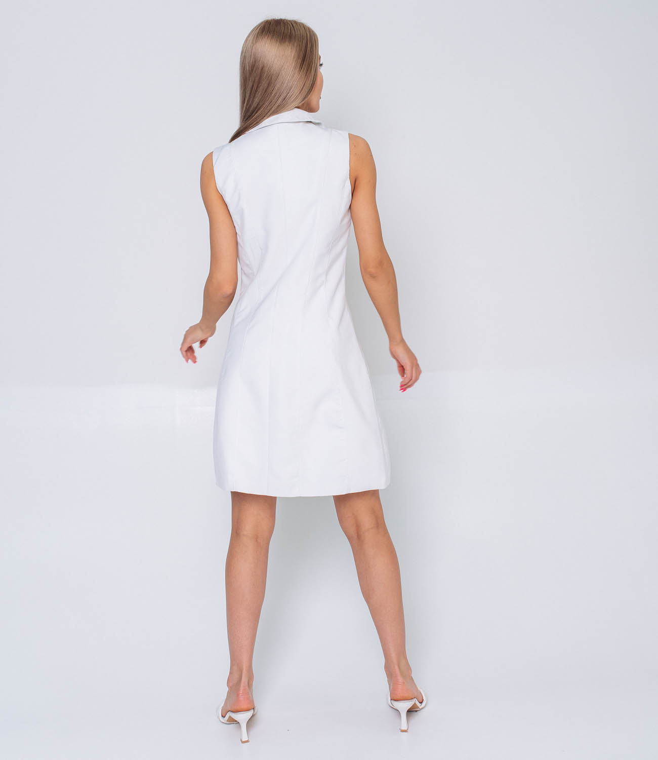 Платье #98761, белый - фото 3