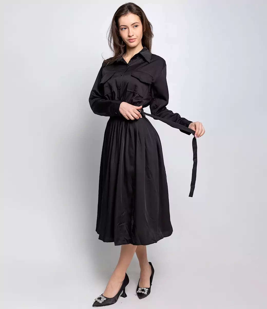 Платье #КТ8517, черный