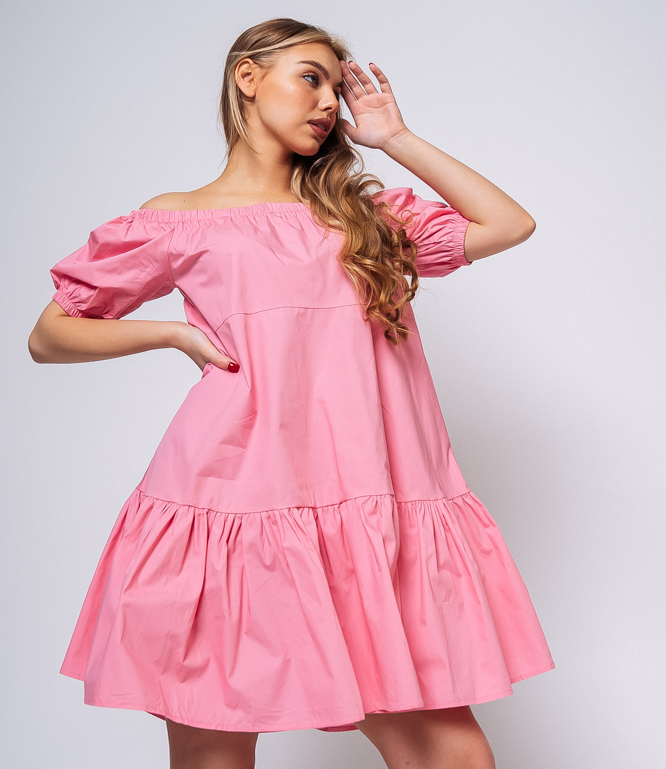 Платье #КТ6801 (1), розовый - фото 3