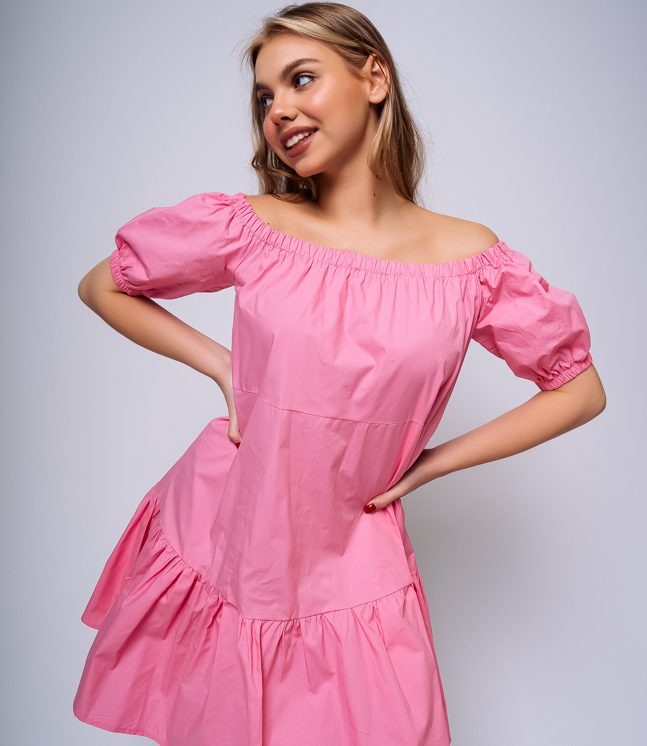 Платье #КТ6801 (1), розовый - фото 5