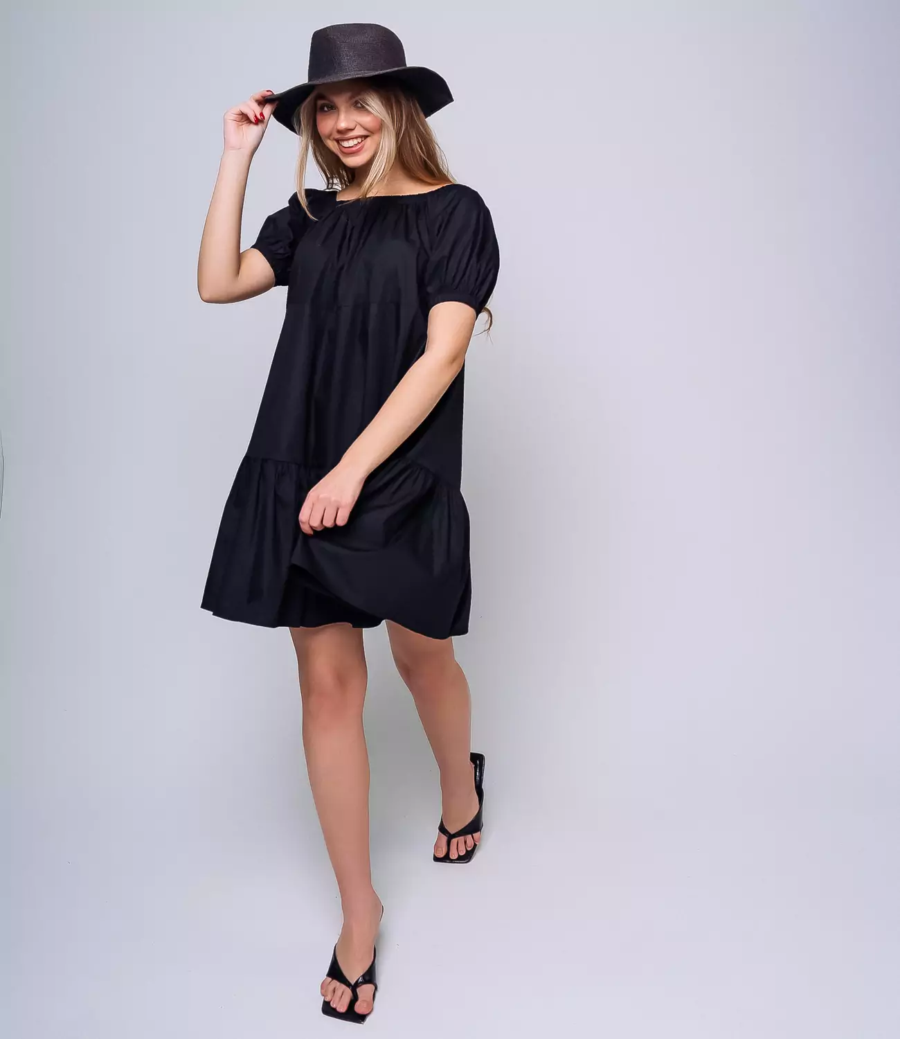 Платье #КТ68011, черный - фото 1