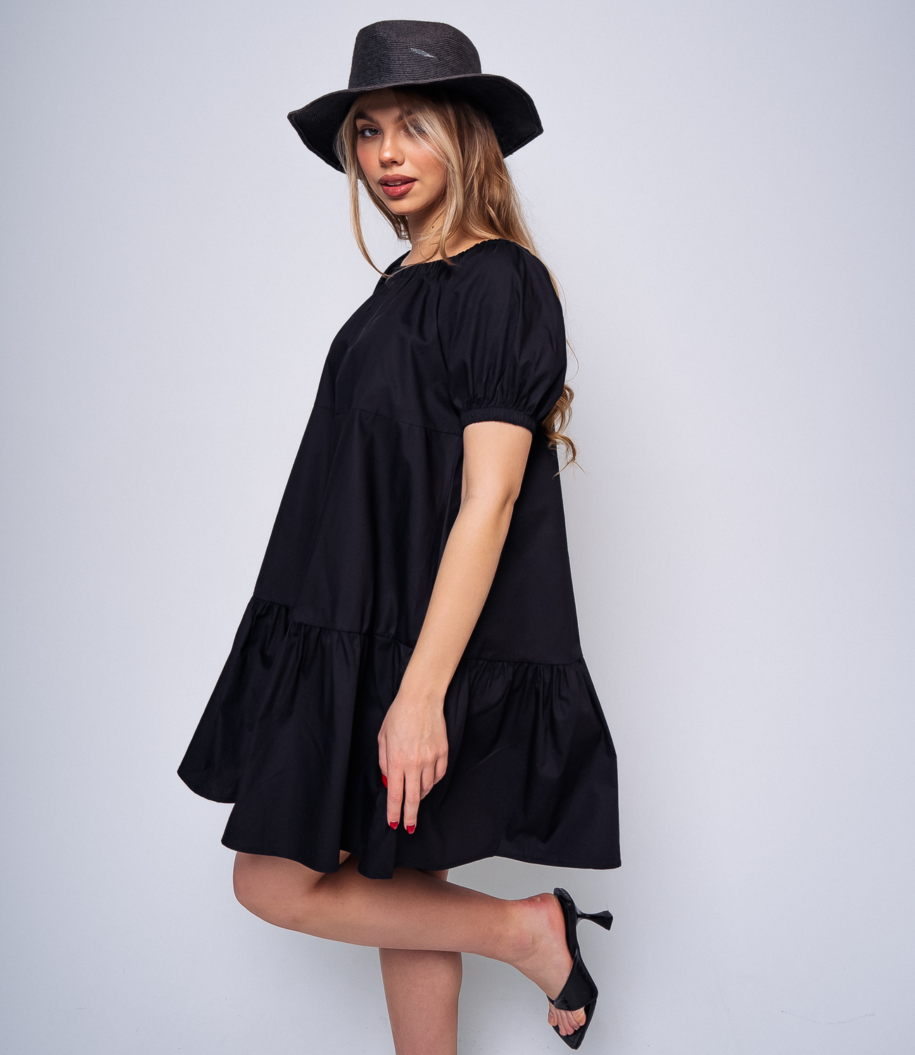 Платье #КТ6801 (1), чёрный - фото 2