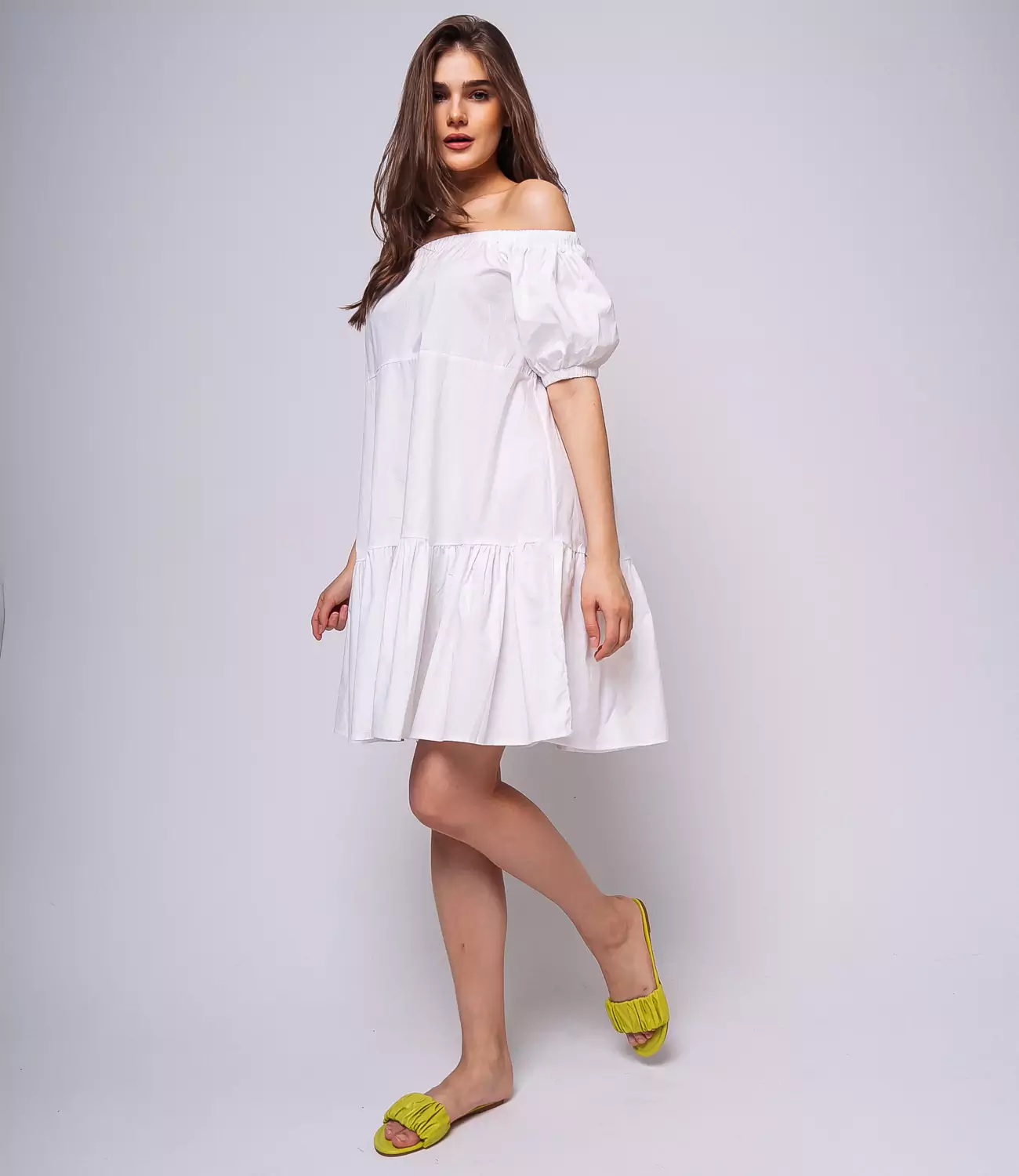 Платье #КТ6801 (1), белый - фото 2