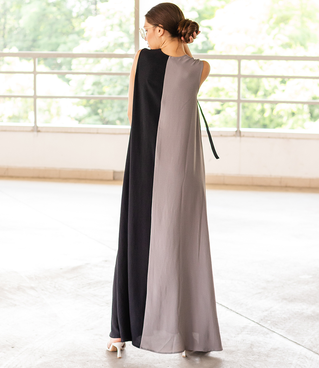 Платье #2В2122, Чёрный, серый - фото 3