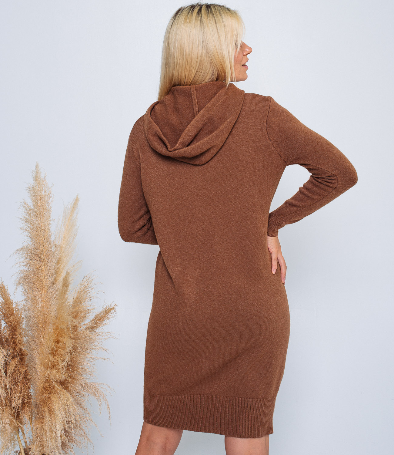 Платье #КТ3500, коричневый - фото 3
