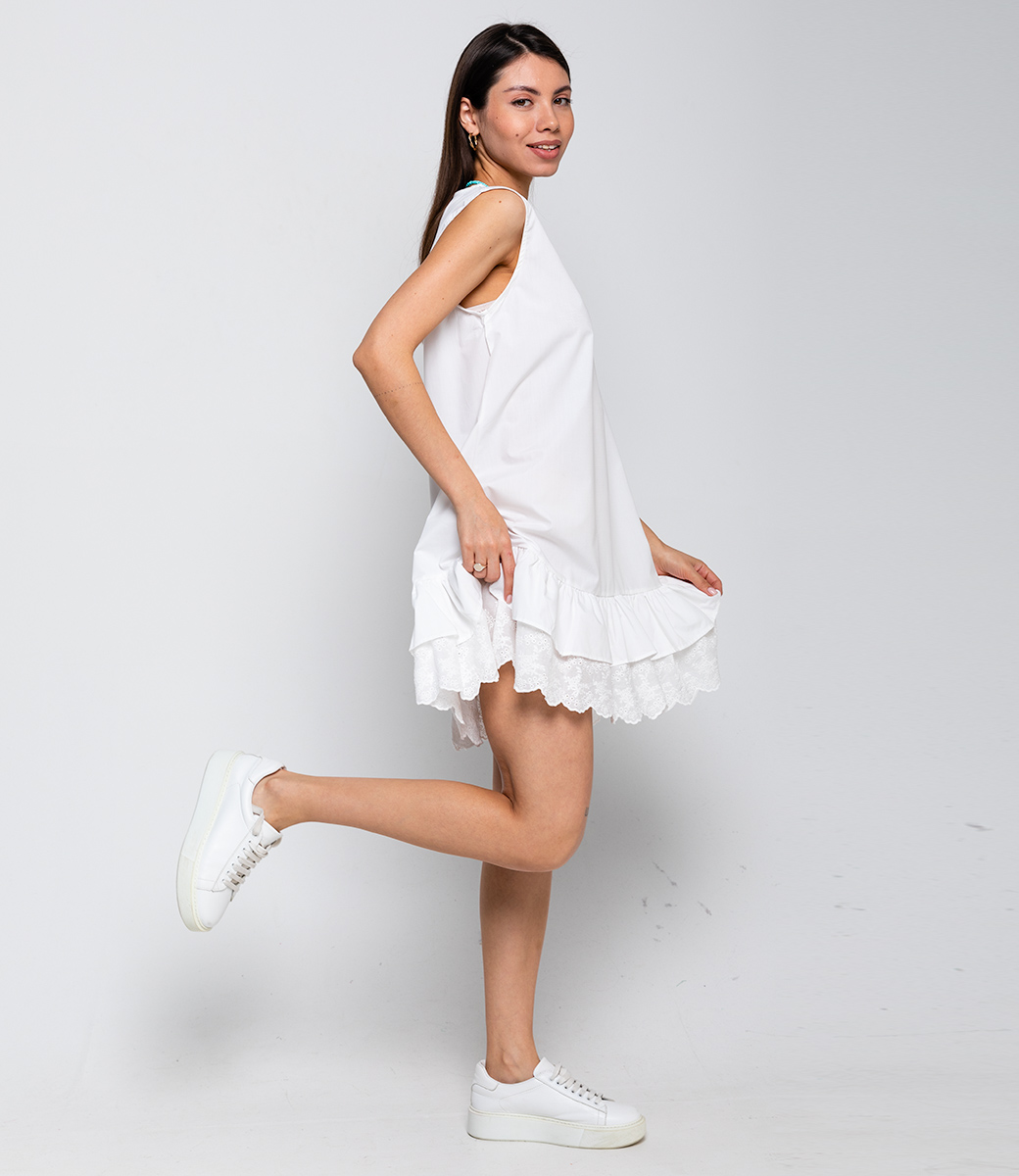Платье #КТ6062, белый - фото 2