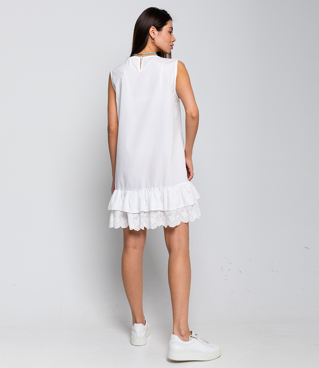 Платье #КТ6062, белый - фото 4