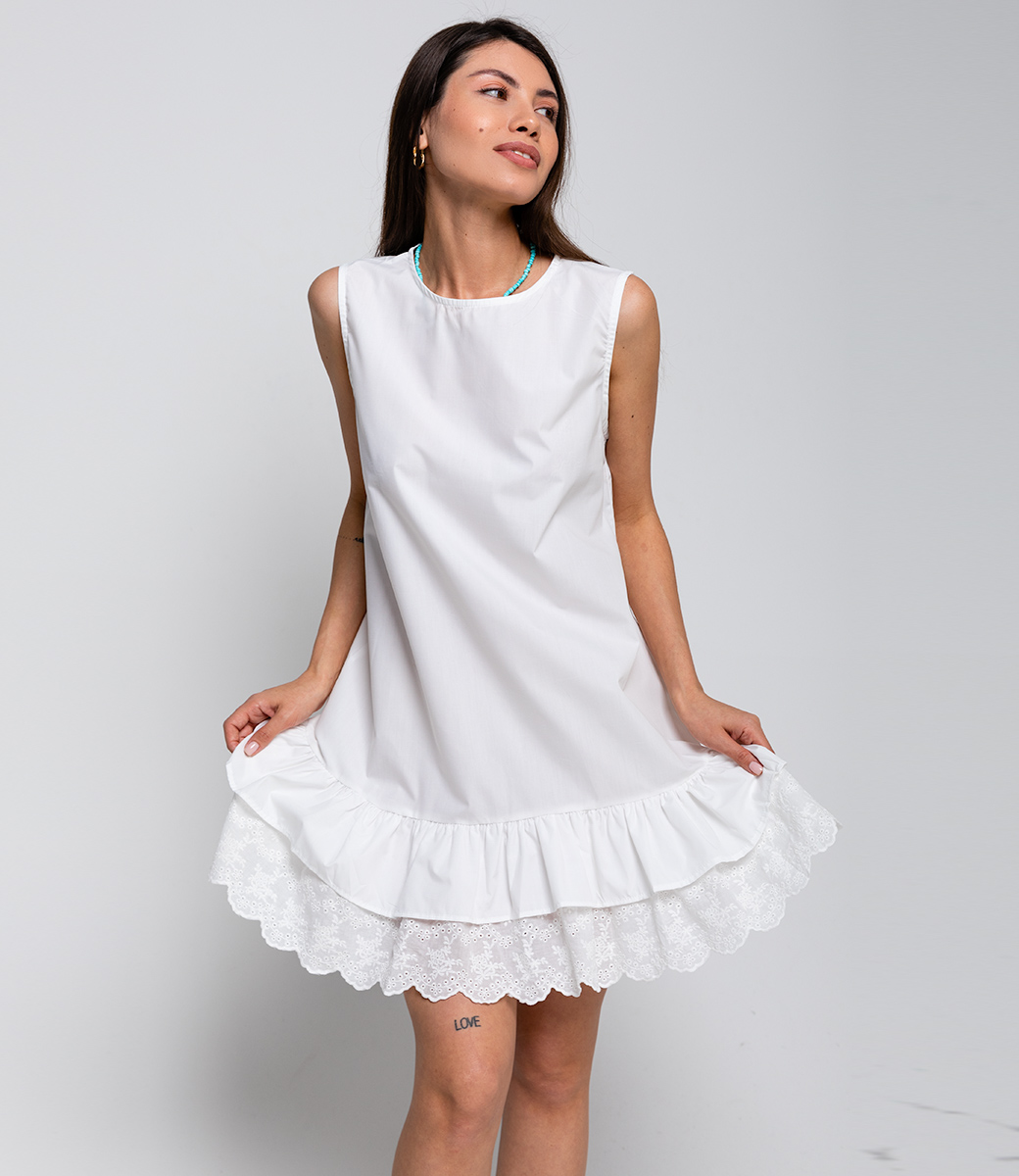 Платье #КТ6062, белый - фото 5