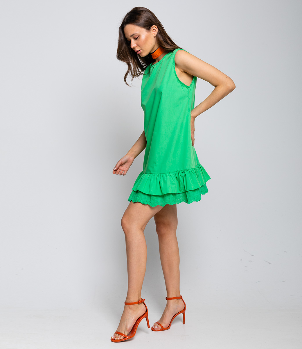 Платье #КТ6062, салатовый - фото 2
