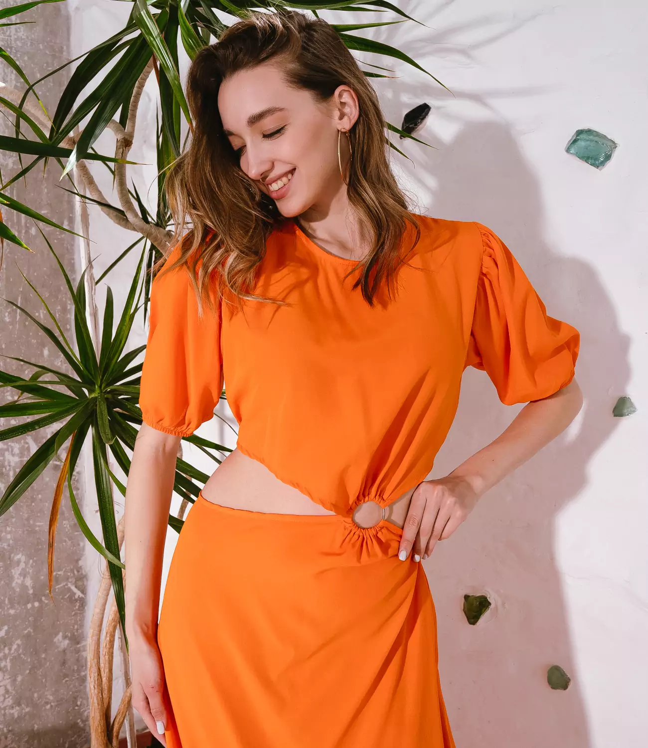 Платье#ОТЦ04003, оранжевый - фото 5