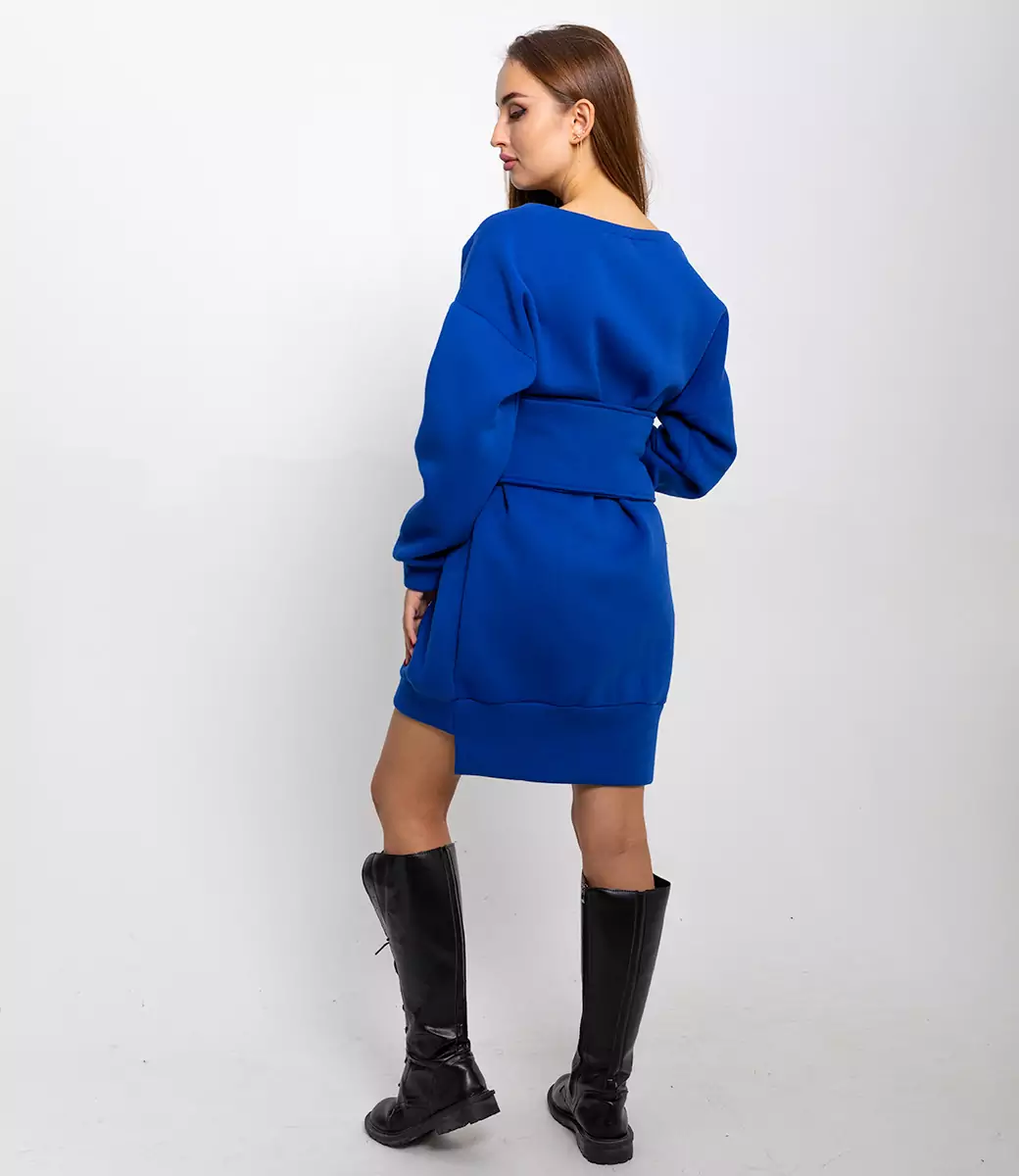 Платье #БШ1677, синий - фото 5