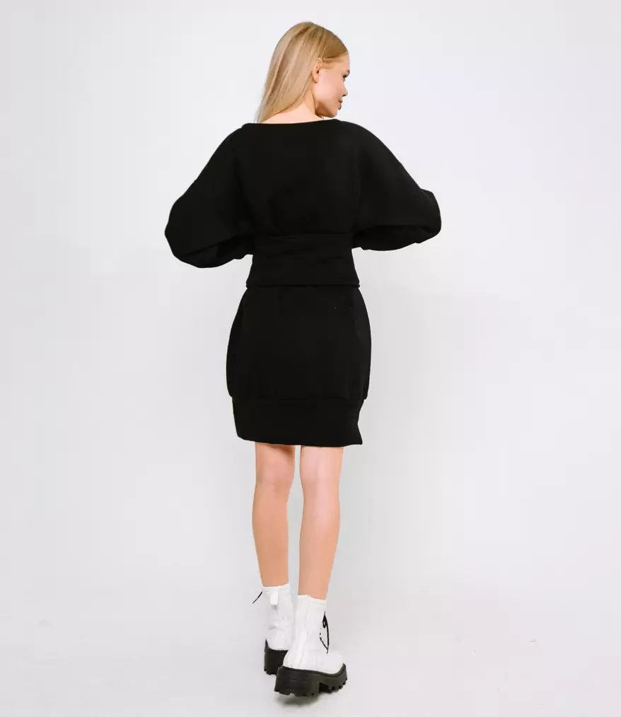 Платье #БШ1677, черный - фото 5