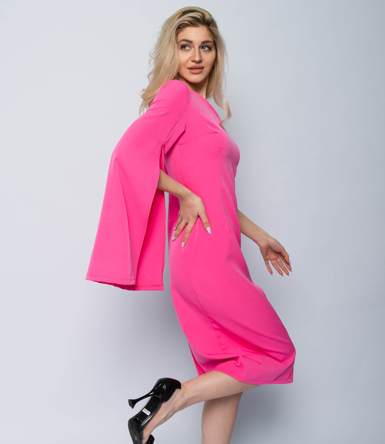 Платье #БШ1298, розовый - фото 4