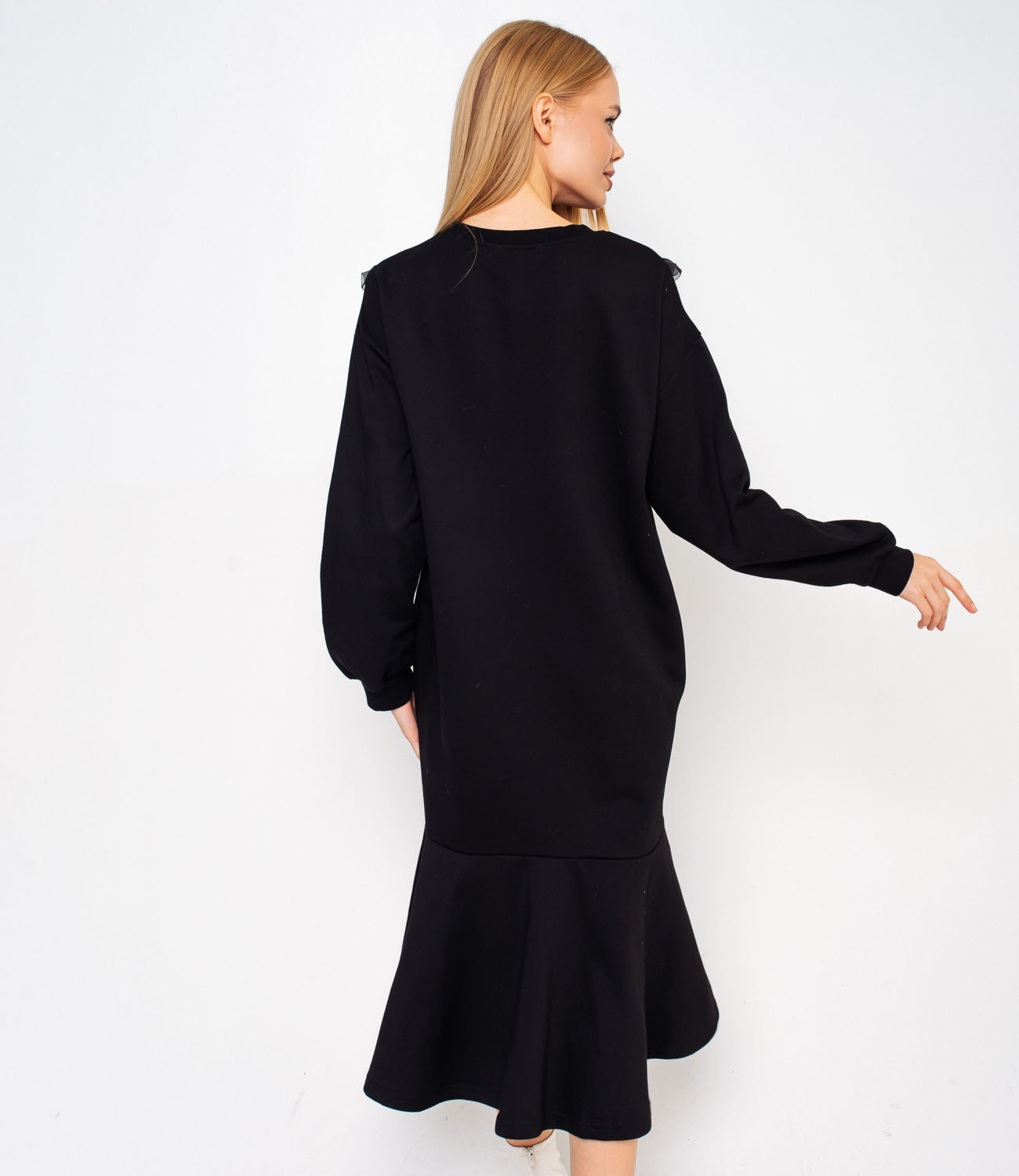 Платье #КТW7279, черный - фото 4