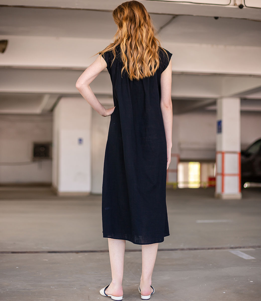 Платье #КТ3118, Чёрный - фото 4